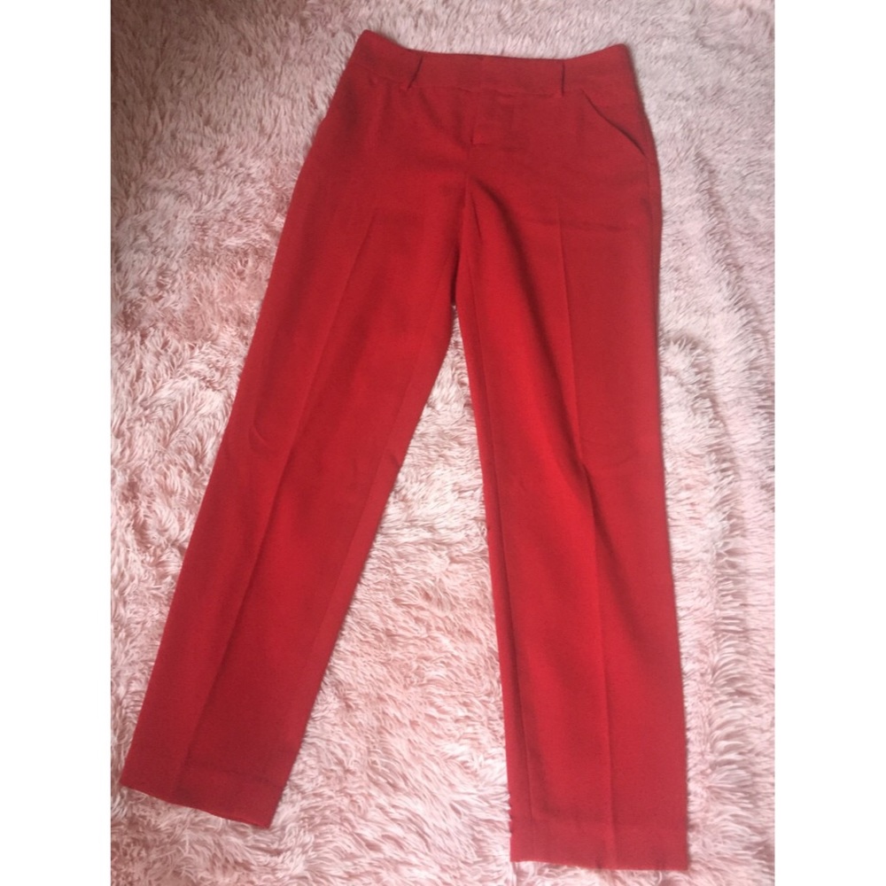 Red Fancy Pants- Alice + Olivia